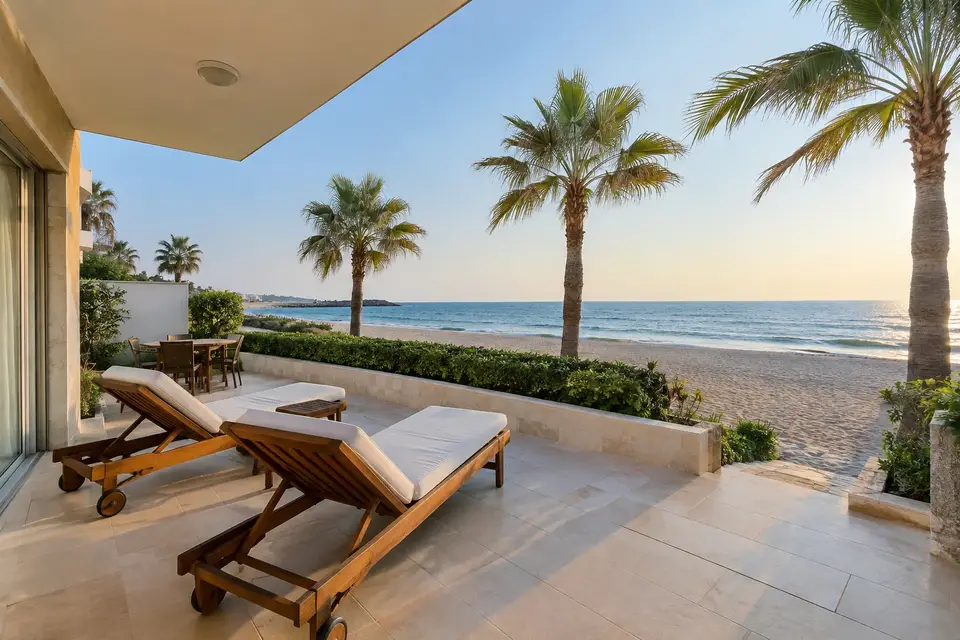 Seafront chalet on the Blue Beach, Latakia